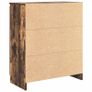 Sideboard with Drawers Smoked Oak 71x35x84 cm Image 5