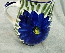 Vintage Ceramic Large Cabo Hand-painted Jug