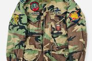 Polo Ralph Lauren M-1943 Military Field Patch Camouflage Jacket  Small