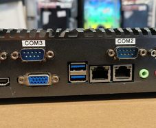 Fanless Industrial Mini PC Intel Core i7-6500U, 16GB, 256GB SSD, Windows 10 Pro  RS232 HDMI VGA