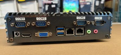 Fanless Industrial Mini PC Intel Core i7-6500U, 16GB, 256GB SSD, Windows 10 Pro  RS232 HDMI VGA