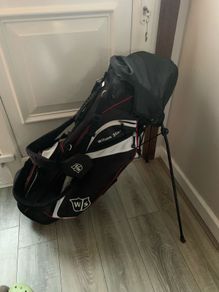 Wilson Staff golf bag w stand, cover & strap