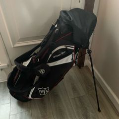 Wilson Staff golf bag w stand, cover & strap