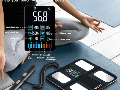Scale For Body Fat With Handle Smart Scale Digital Bathroom Scale Bmi ...