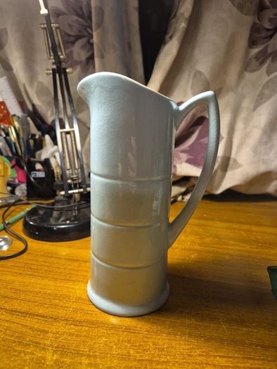 Vintage 1960s Arklow Pale Blue Irish Jug Pitcher