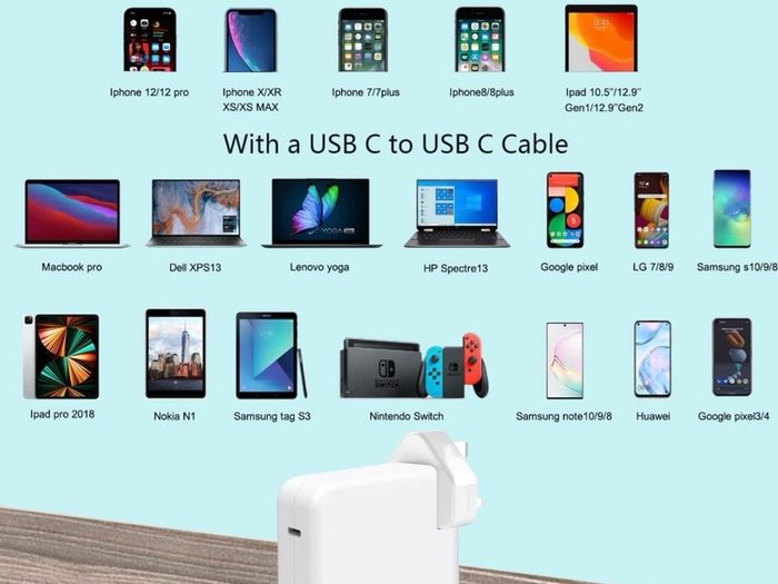 Mac Book Pro charger-140W USB C Super Fast Charger,Compatible with MacBook Pro 16, 15, 14, 13 Inch, MacBook Air 13 Inch, iPad Pro 2022/2021/2020/2019/2018, Included 7.2ft USB C to C Cable