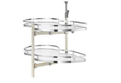 Cabinet blind corner storage system