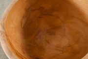Deep SMALL Wooden Bowl -SPALTED BEECH- and the date 1997.as trinket dish handmade wood turning by Dan O'Loughlin .