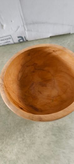 Deep SMALL Wooden Bowl -SPALTED BEECH- and the date 1997.as trinket dish handmade wood turning by Dan O'Loughlin .