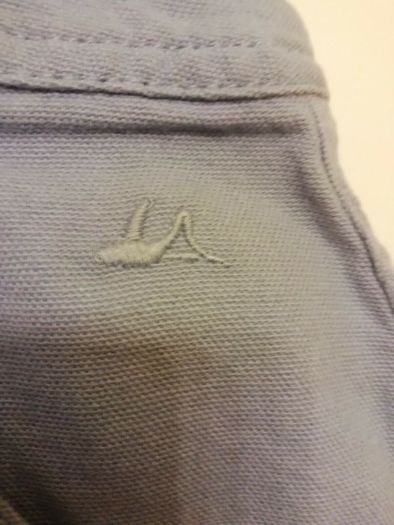 Mantaray Blue Canvas Cotton Knee Length A-line Skirt New With Tags RRP 35 Euro. Size  UK26
