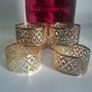 H. Samuel Silver-Plated Filigree Napkin Rings Image 4
