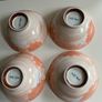 RABBIT WARE Japanese  Four vintage  tea bowls Image 4