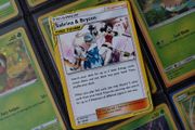 Sabrina &amp; Brycen ! Promo ! Non-Holo ! Sun and Moon Era ! 2021 ! Pokemon Card !