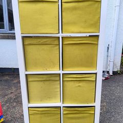Ikea Kallax with inserts