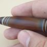 Vintage Yemeni Suliemani Natural Stripe Pattern Agate Bead Image 5
