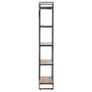 5-Tier Bookcase 140x30x180 cm Solid Reclaimed Wood Image 3