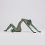 Minimalist Posing Lady - Patinated Bronze Image 2