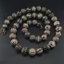 Ancient Burmese Pumtek Pyu Petrified Wood Beads Necklace Image 8