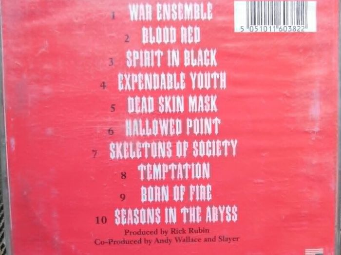 Slayer - Seasons In The Abyss CD
