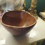 mid century teak wooden bowl Image 4