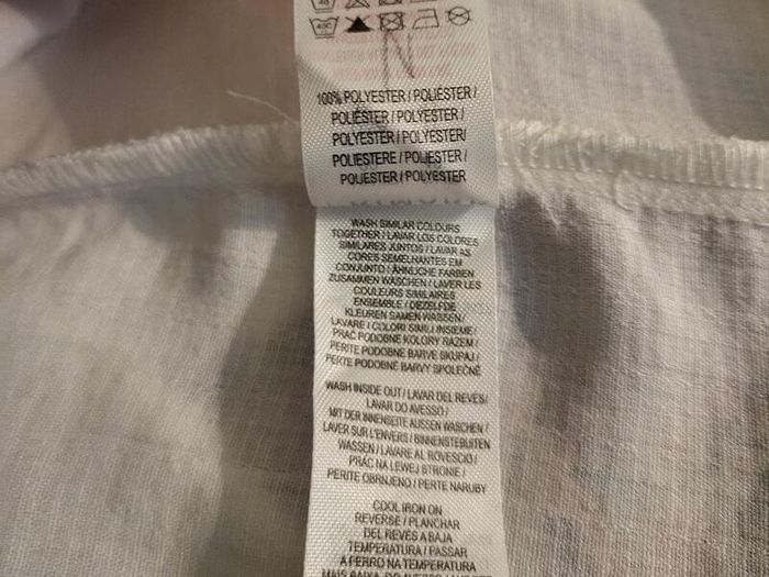 Primark white top, Size 20, New