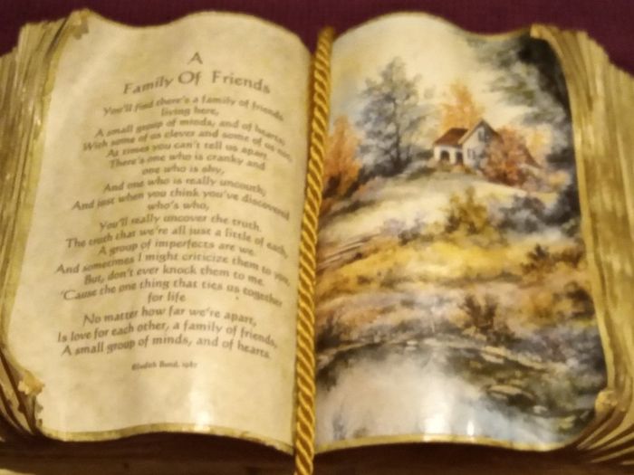 A Family of Friends, book made to Art