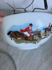 Mid Century Tally Ho Pyrex keep warm dish