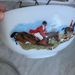 Mid Century Tally Ho Pyrex keep warm dish