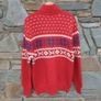Christmas jumper men's XL red wool blend Image 2