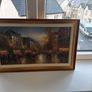 Parisian style oil painting on canvas framed Image 2