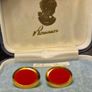 Vintage Red Earrings Image 3