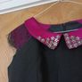 Daisy May Black/Cerise  Pink Collar  with Diamonds. S.14 Image 3