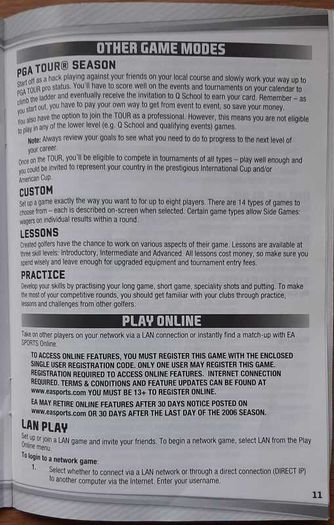 Tiger Woods PGA Tour 07 for PC Classics Edition