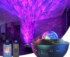 FREE SHIPPING Galaxy Projector, Star Projector with Remote Control, Night Light Projector with Timer, Bluetooth USB Colour Changing Music Night Light