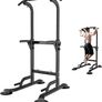 Pull Up & Dip Station Dip Stand Power Tower, Adjustable Height Home Strength Training Fitness Workout Station, Suitable for Teenagers, Women, Men Image 9