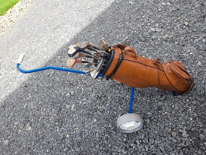 Golf Trolly , Bag and Clubs