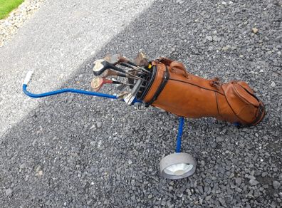 Golf Trolly , Bag and Clubs