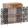 Sideboard 60x35x75 cm Rough Mango Wood & Iron Image 6