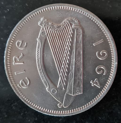 Ireland BU 1964 Florin (2s) Coin