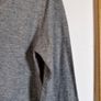 Two light v-neck jumpers from Camaieu grey & brown marl slim fit size. S/M Image 6