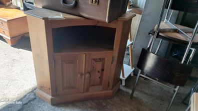 Wooden Tv Corner Unit