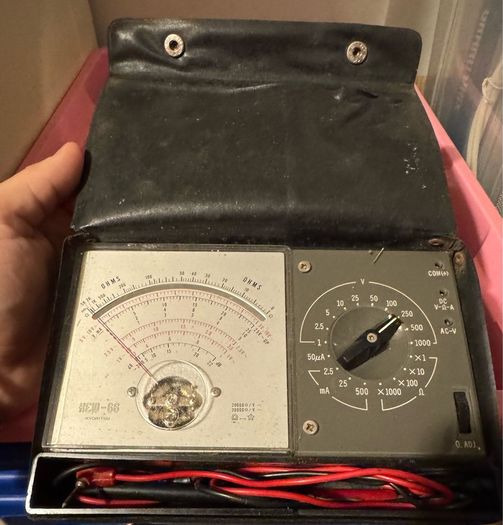 Kyoritsu KEW-66 Multi-tester Made in Tokyo Japan With Case