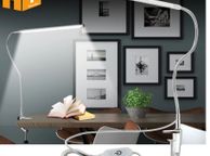 main image for ad Long Arm Table Lamp 48 LEDs Clip Mounted Office USB Lamp