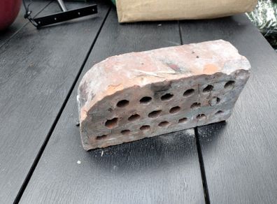 Antique salvaged bullnose bricks