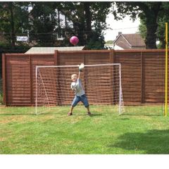 Open goal football rebounder