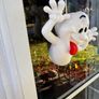 3D Printed Flying Ghost  Halloween Window Decoration Image 2