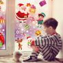 Christmas Window Clings Stickers 8 Sheets Snowflake Window Decals Xmas Window Decoration (FREE POSTAGE) Image 5