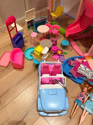 Barbie Dreamhouse And Huge Accessory Bundle