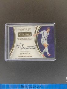 Autograph Edin Dzeko moments Immaculate Collection /75
