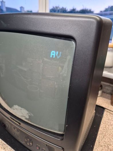 mitsubishi tv CT14MV1L Tv and VCR Combination System